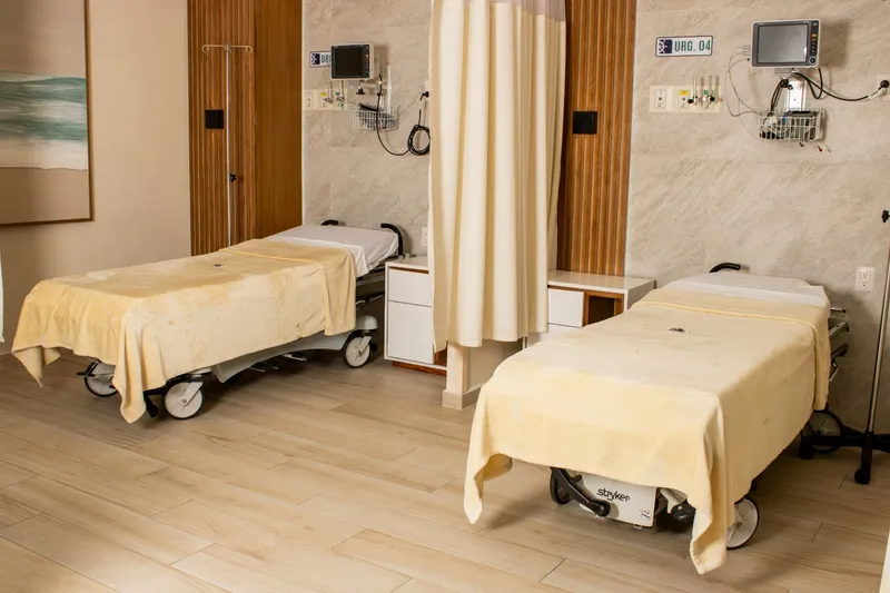 Cubículos de Urgencias de Hospital Marina Mazatlán