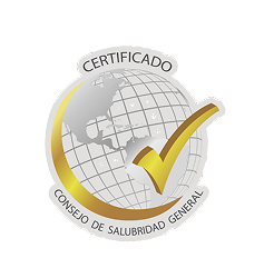 Sello de certificación del Consejo de Salubridad General
